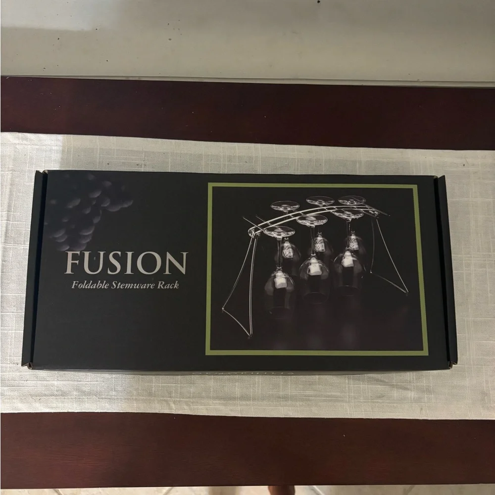 NWT Fusion Foldable Stemware Rack - Picture 1 of 3